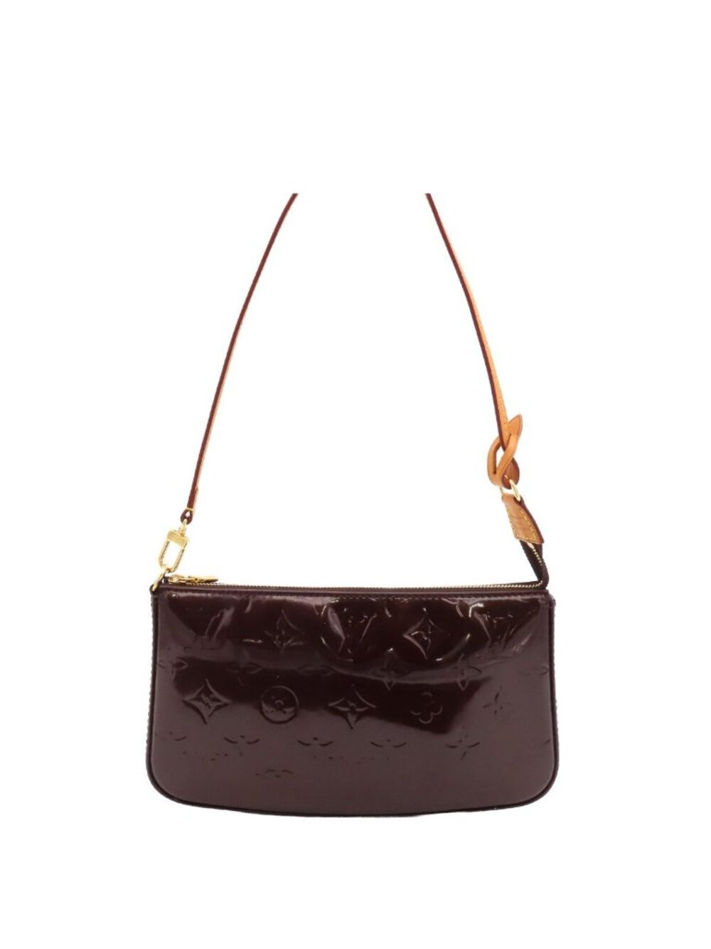 Louis Vuitton Pochette Accessoires Amarante Monogram Vernis Pouch